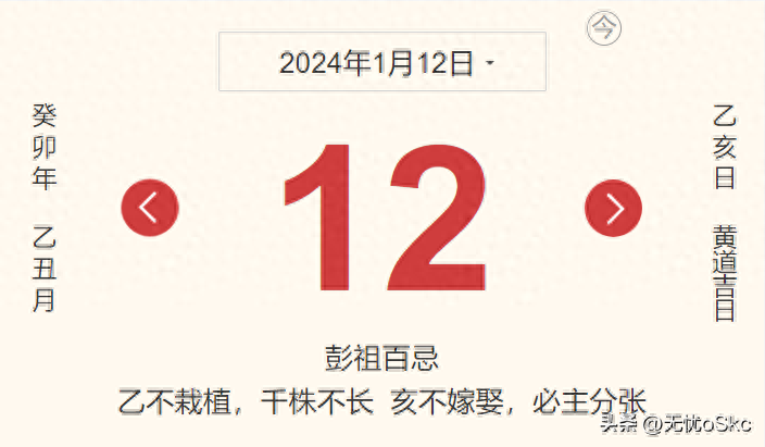 2024年1月12日今日十二生肖黃曆運勢播報_方面_朋友_工作