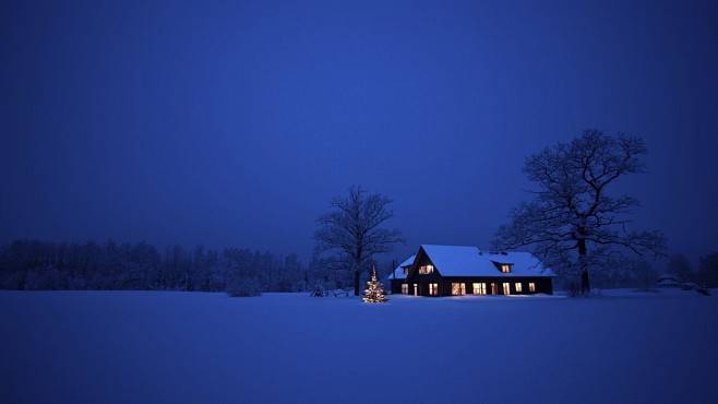 雪夜的温暖