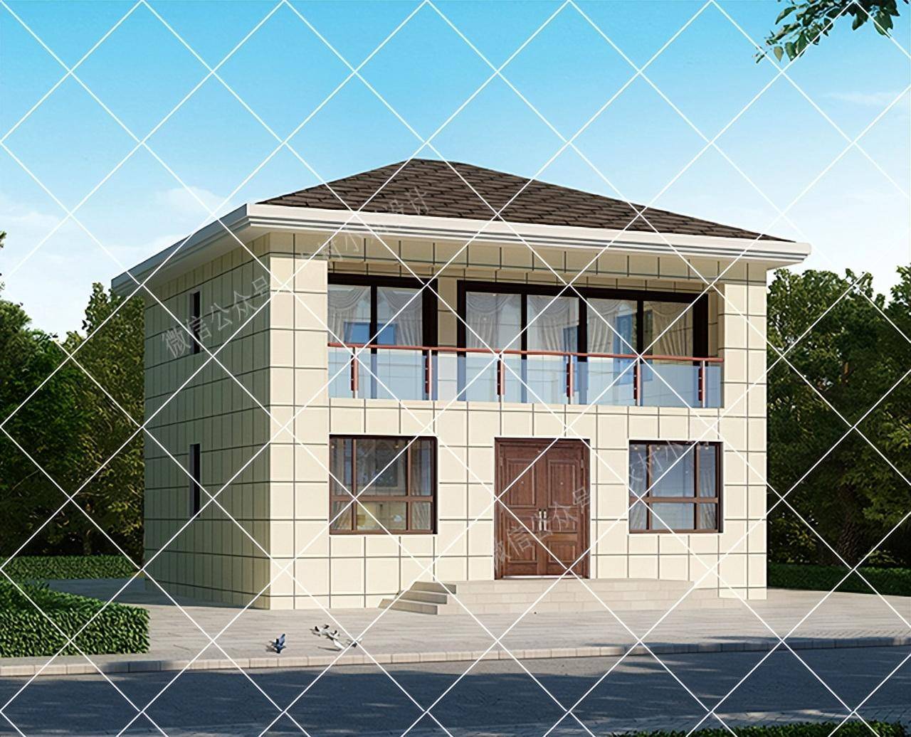 精选30套10x10米二层农村自建房小别墅,布局完美简约而不简单_设计