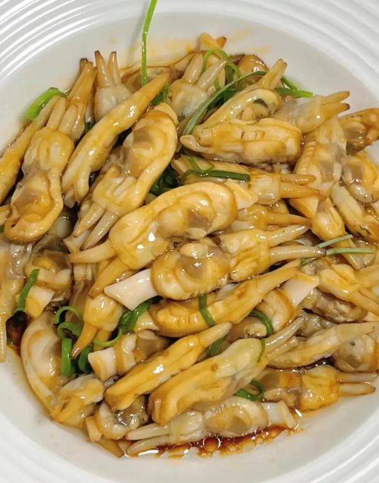 葱香四溢,鲜美无比!葱油蛏子,让你回味无穷_口感_香味_葱花