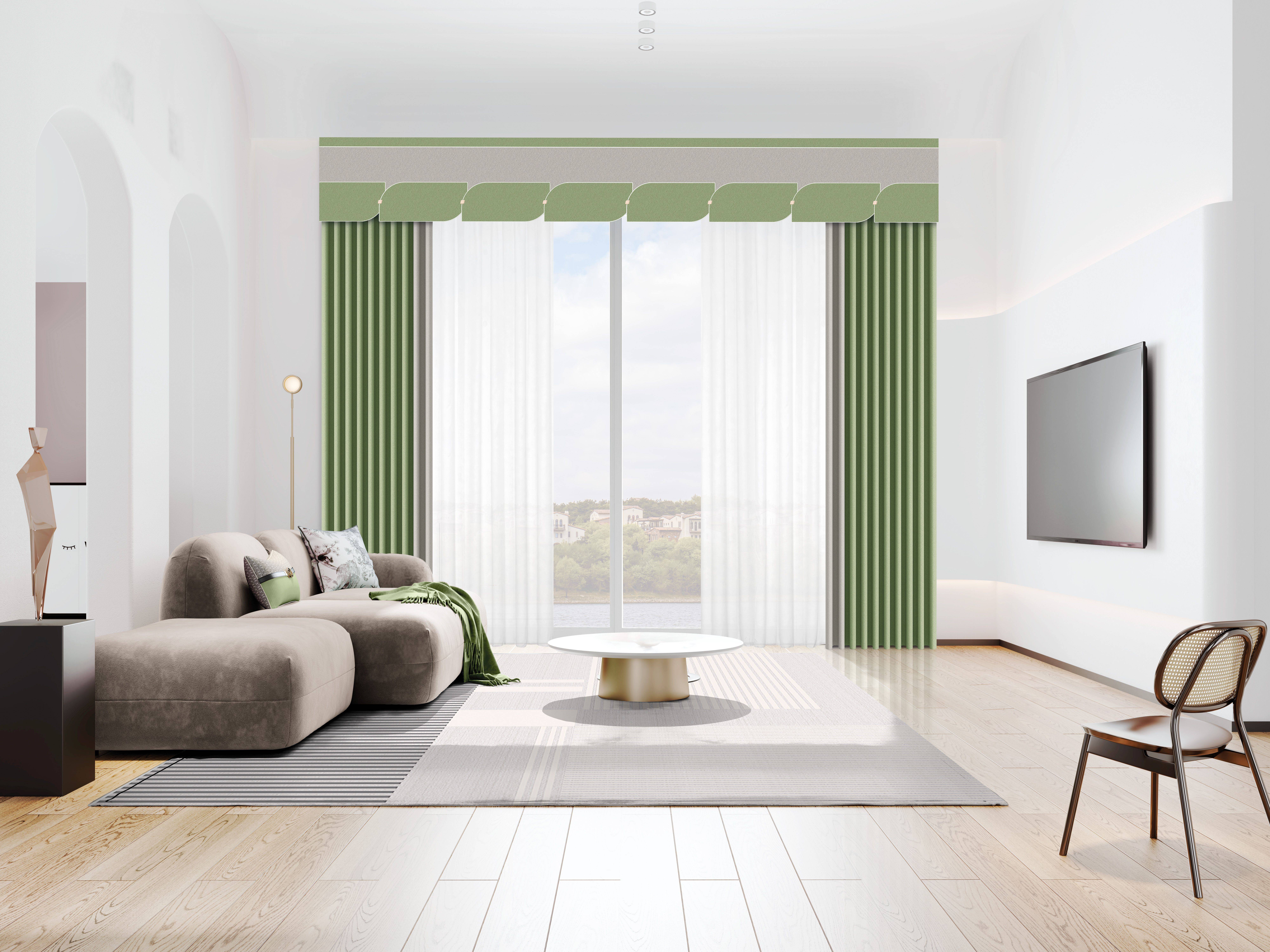 窗帘十大品牌米兰窗帘:窗帘与家具的色彩搭配方案推荐_方式_中性_整体