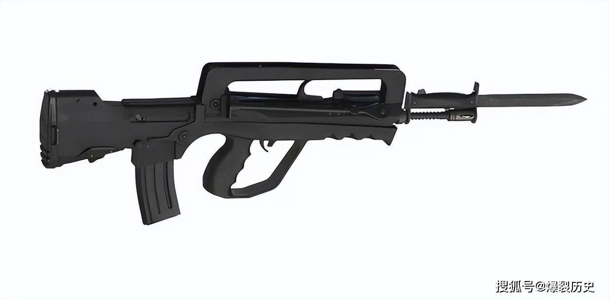 法兰西的环首刀:famas 步枪刺刀,双环设计特立独行_刀柄_法玛斯_刀鞘