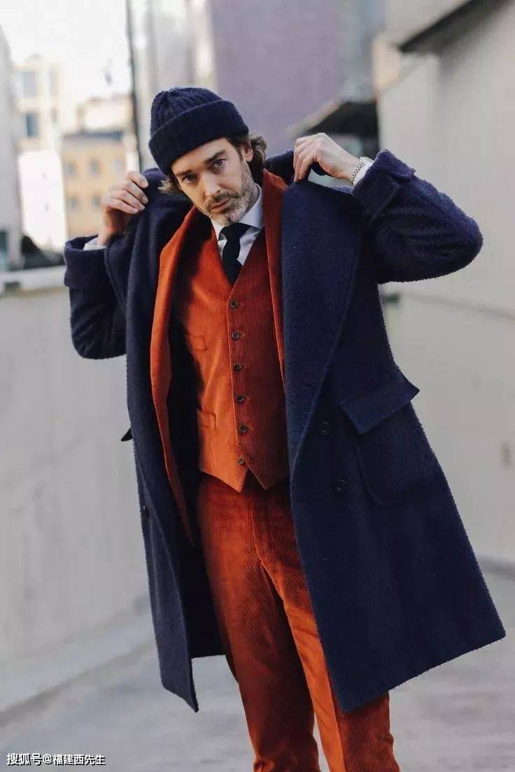 西服定制——「绒」「灯」c位,为冬日造型增添新趣味_灯芯绒_西装