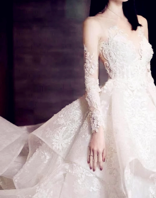 12星座的专属婚纱:巨蟹座就把我美哭了,但谁都美不过狮子座_爱情_新娘