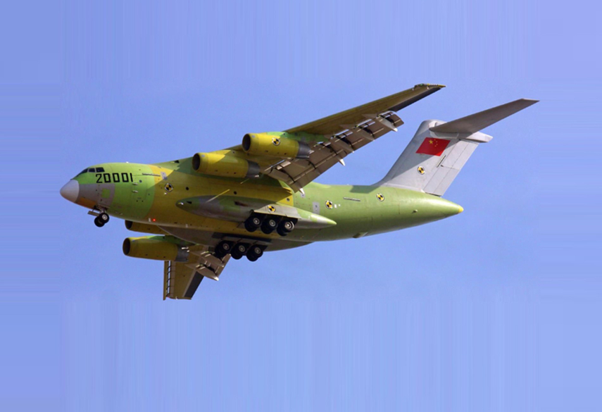 (运-20一号测试机,编号20001)正是看到了大型运输机的重要意义,所以