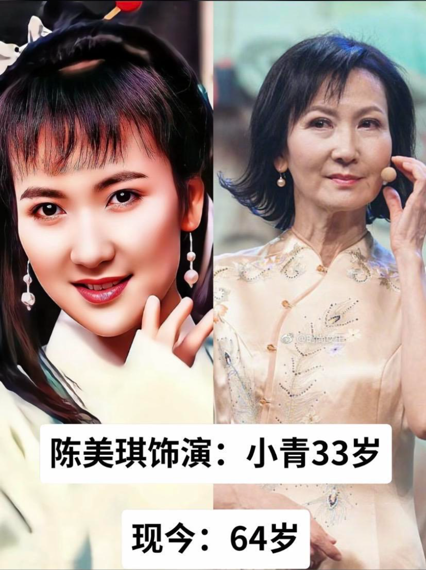 当年的陈美琪娇俏可爱,十分招人喜欢.