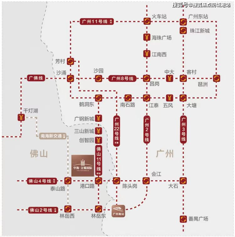 站雙地鐵口,5站到海珠自駕至5大cbd距離五大主要橋樑五橫三縱交通路網