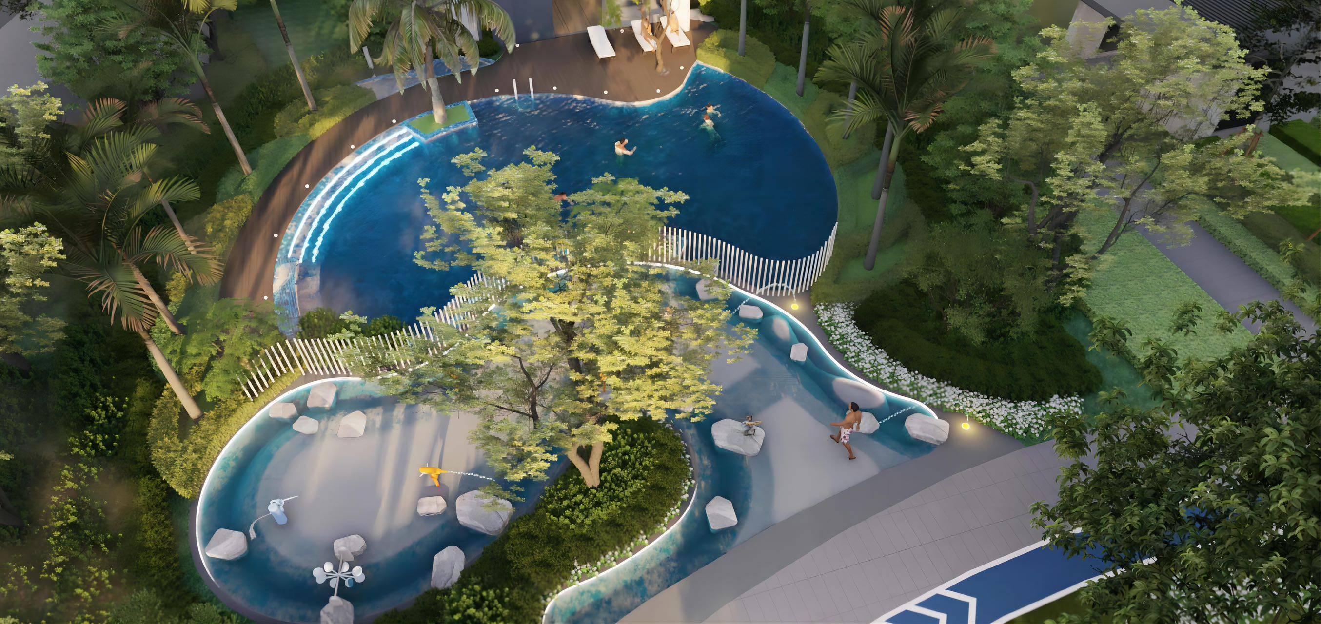 【运动社区】活力健身跑道,四大活力运动场地,全龄运动健身设施【公区