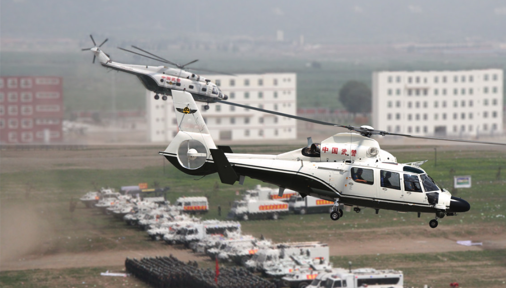 中国武警部队,2018年,组建两个直升机支队,到底有多强?