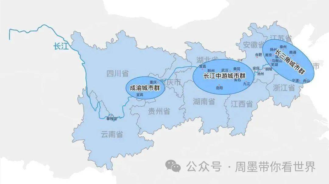 2,沿江經濟帶1,沿海經濟帶01 四大黃金經濟帶上,哪些城市區位優首最