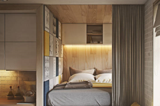 北京20平的公寓里,我每天都可以看到阳光透过窗子,生活真美好!