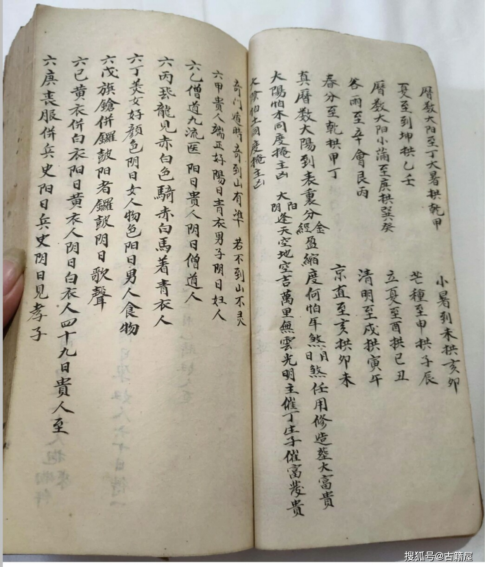 堪輿風水古籍《楊公秘傅精妙地理風水書》清抄本_筒子