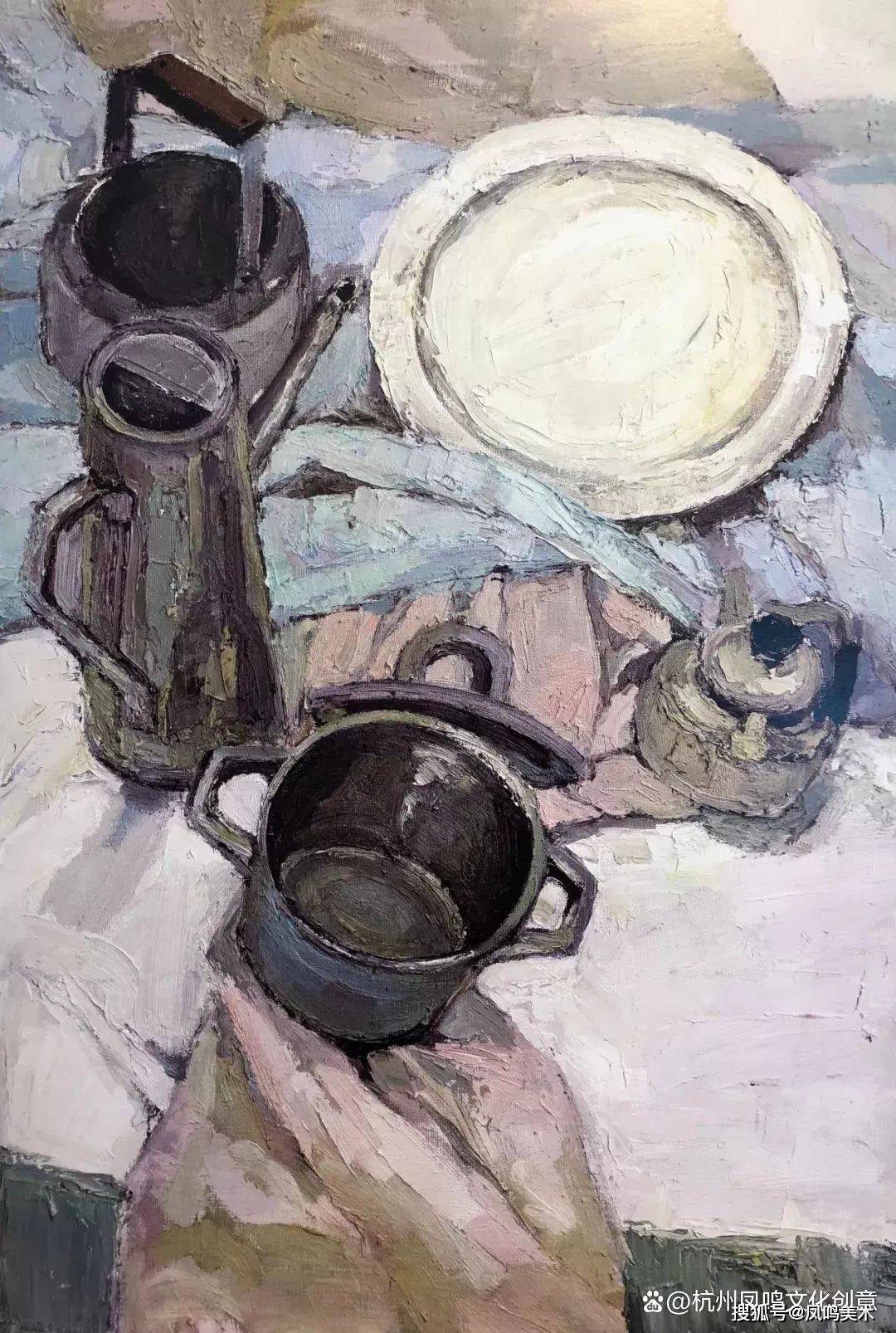 美院附中集训:广州美术学院基础部色彩作品