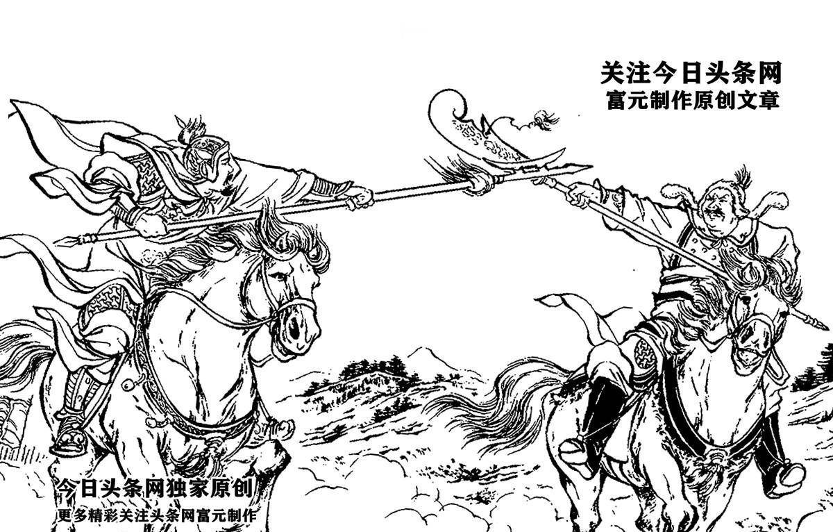 一招横扫千军利落地奔着腰间斩来,薛仁贵握紧戟杆往下一沉,大砍刀劈在