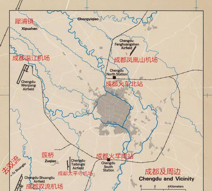 帶著老地圖穿越回上世紀80年代的成都_城市_區域_工業