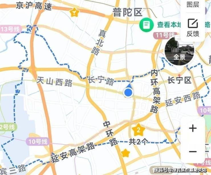 門口即是:316路,54路等公交線路;地鐵2/15號線:婁山關路站,3站靜安寺