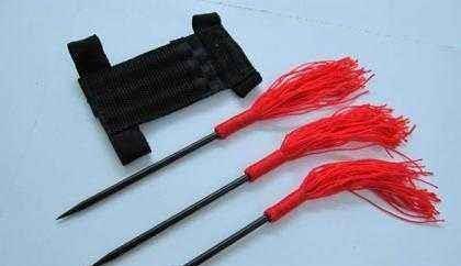 古代飞针与家用缝纫针别无两样,现代飞针有一些是特制的,有三棱,四方