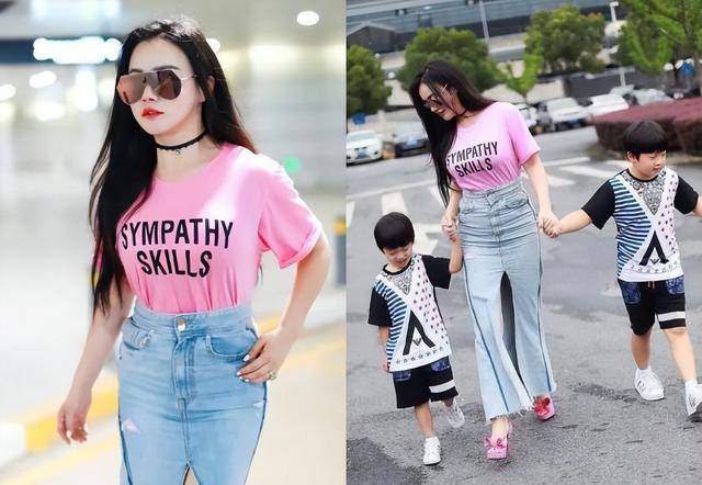 邹市明晒全家福,冉莹颖身材丰腴似卡戴珊,一家人潮流时尚_生活_孩子