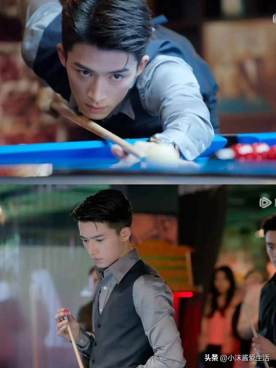 《在暴雪时分》,我的目光被180男配吸引了_剧中_吴磊和_台球