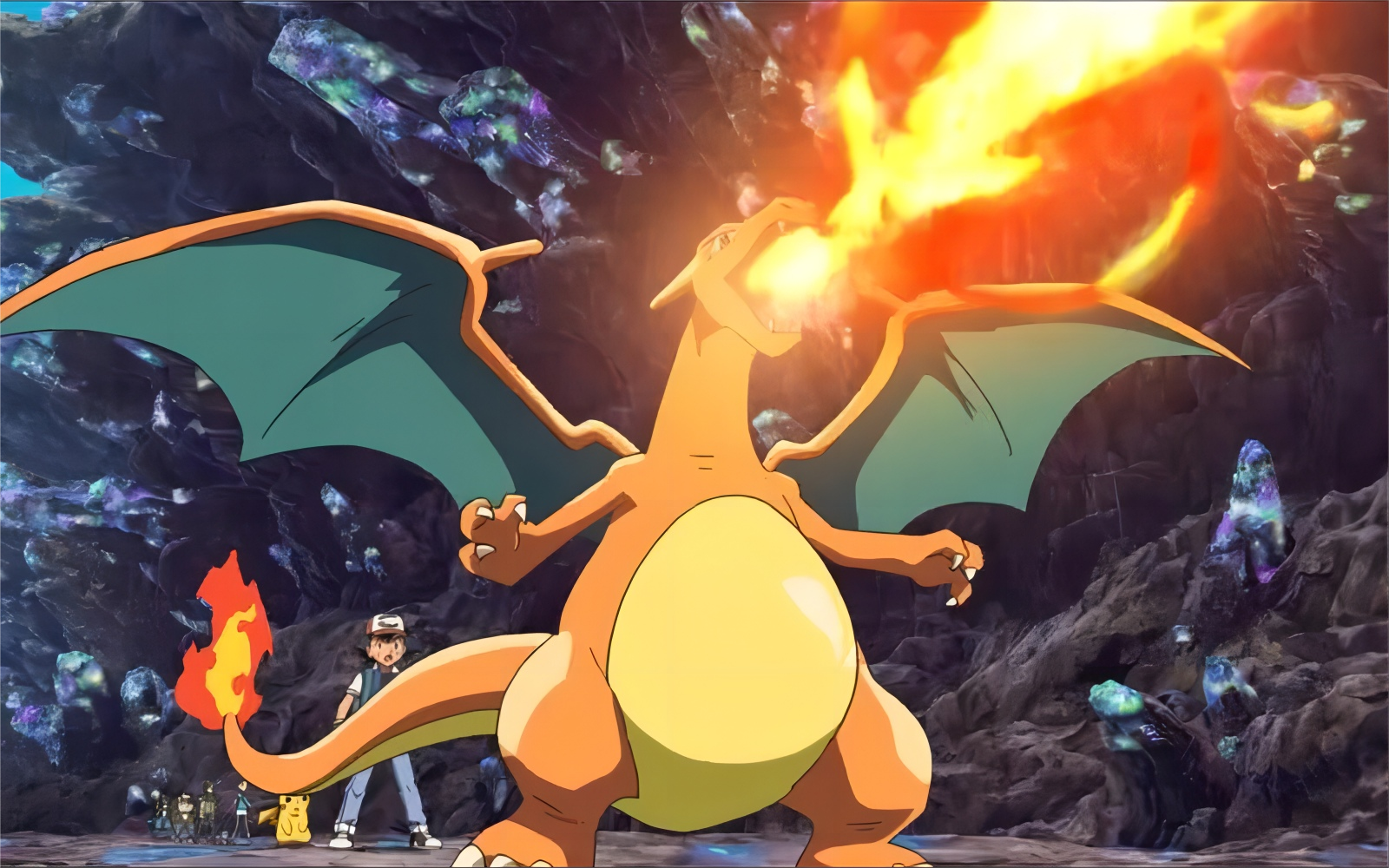 它由火恐龙进化而来,从背后生出翅膀,在造型上与一般的飞龙无异,也