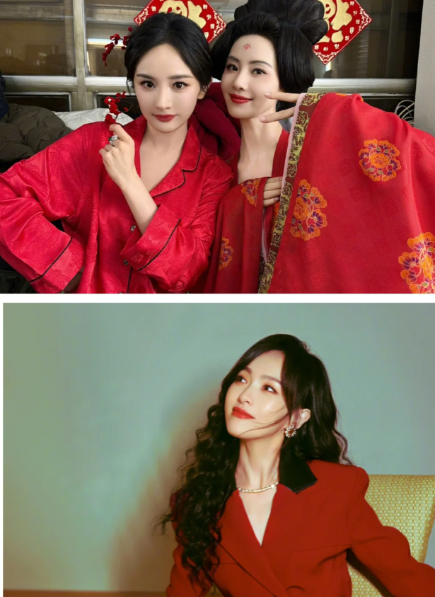除夕这一夜,刘诗诗变贵妃,杨幂爱翡翠,被央视点名的热巴赢麻了_衣服