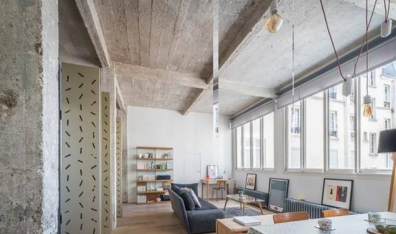 重口味的工业风格,没想完工后这么小清新,邻居挤爆门