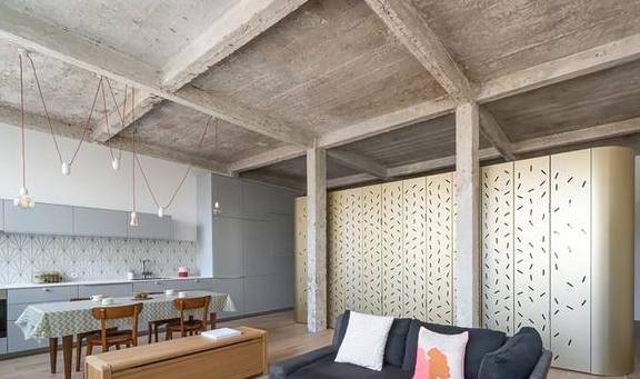 重口味的工业风格,没想完工后这么小清新,邻居挤爆门