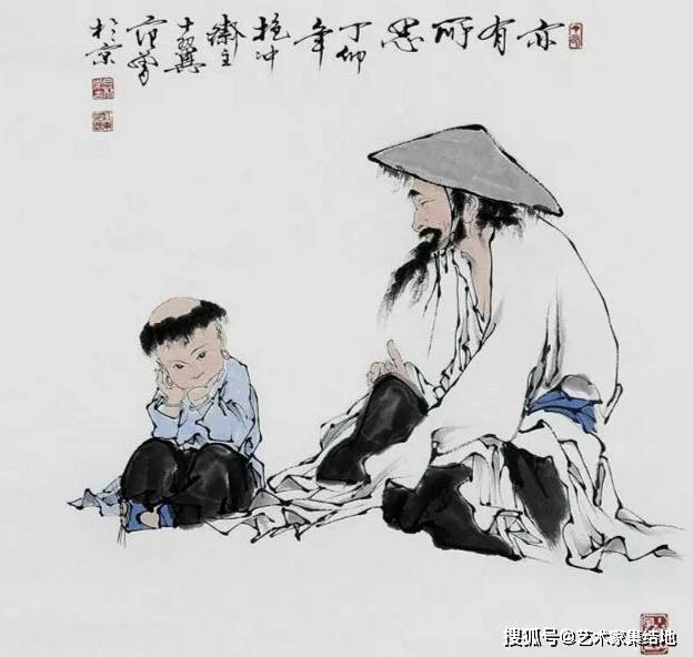 范曾先生的国画艺术:经典百幅作品赏析_绘画_传统_人物画