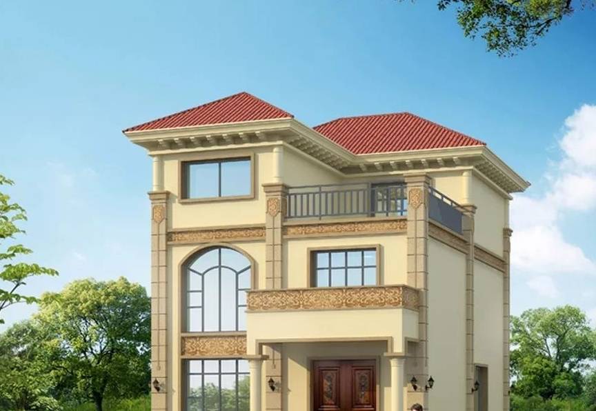 第一款两款三层的小面宽农村别墅户型,看了你肯定喜欢