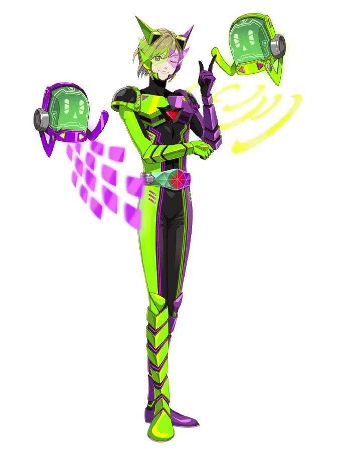 手游『ride kamens』的新骑士简介,双重人格的假面loq