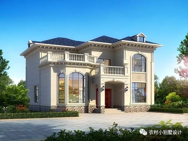 经典网红爆款复式楼中楼自建房别墅户型!父母最喜欢