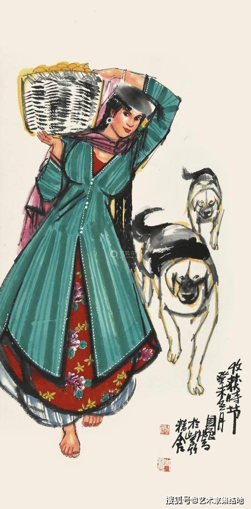 中国人物画坛写实派画家史国良百幅经典国画作品欣赏