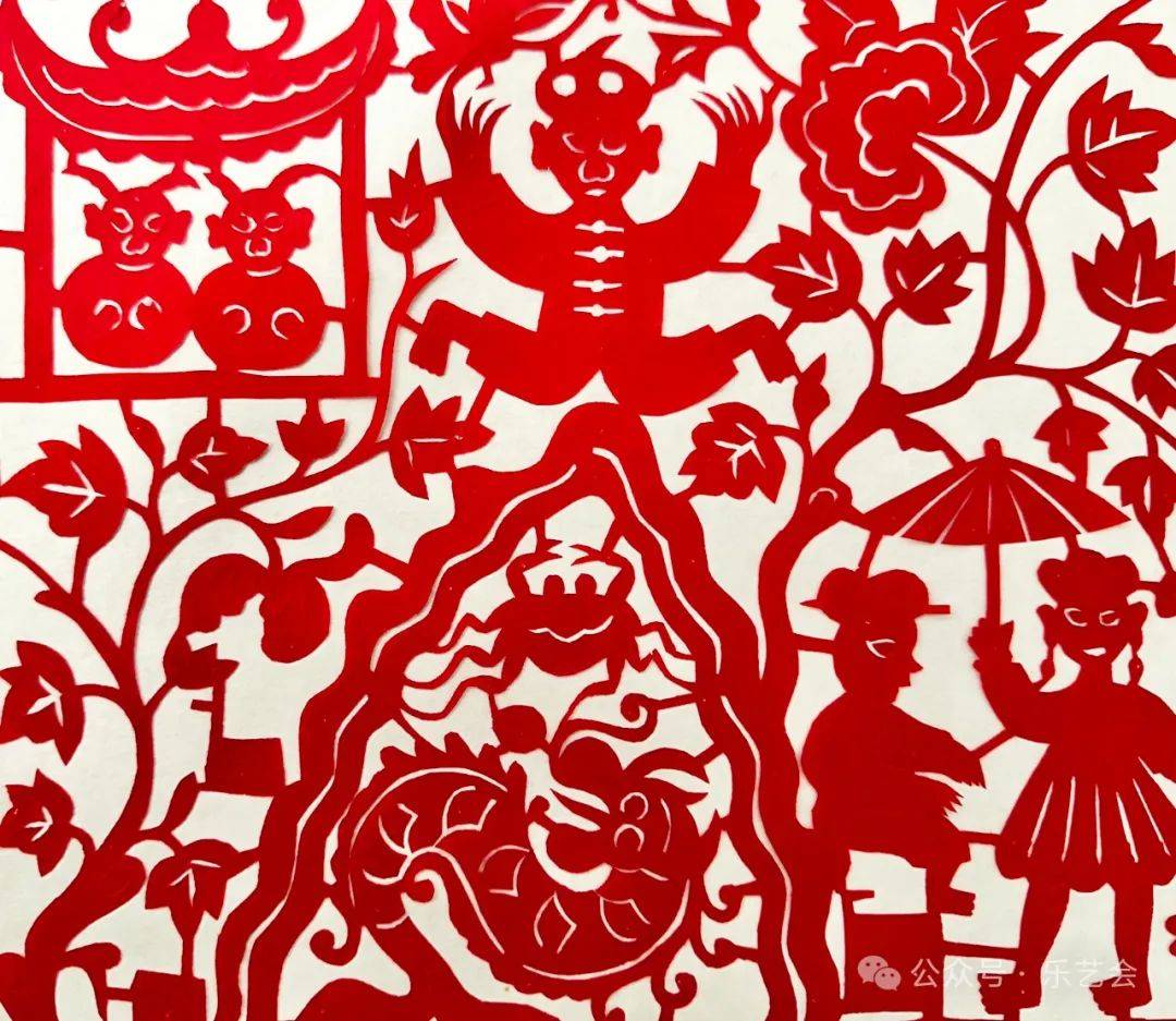 文物中的吉祥龙:新年贺春专辑24工艺艺术篇之苗绣剪纸