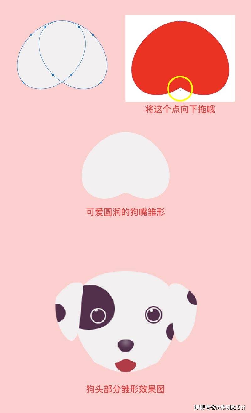 ps软件教程/斑点狗邮票_样式_部分_形状