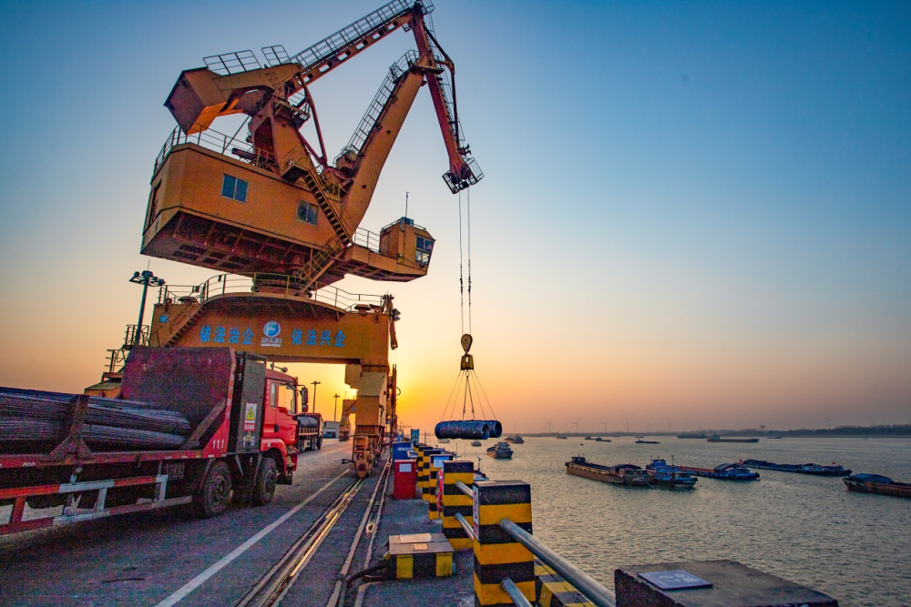 方大九钢2023年码头装卸量创新高_设备_计划_长江