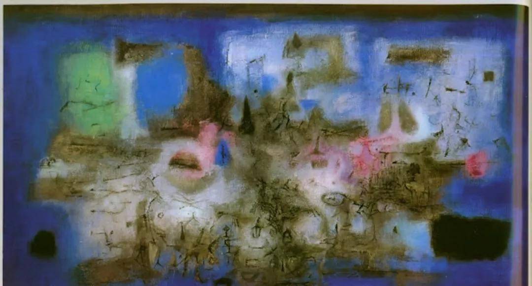 赵无极一生中也画出了许多得意的油画作品,而其中有10幅的拍卖价格破