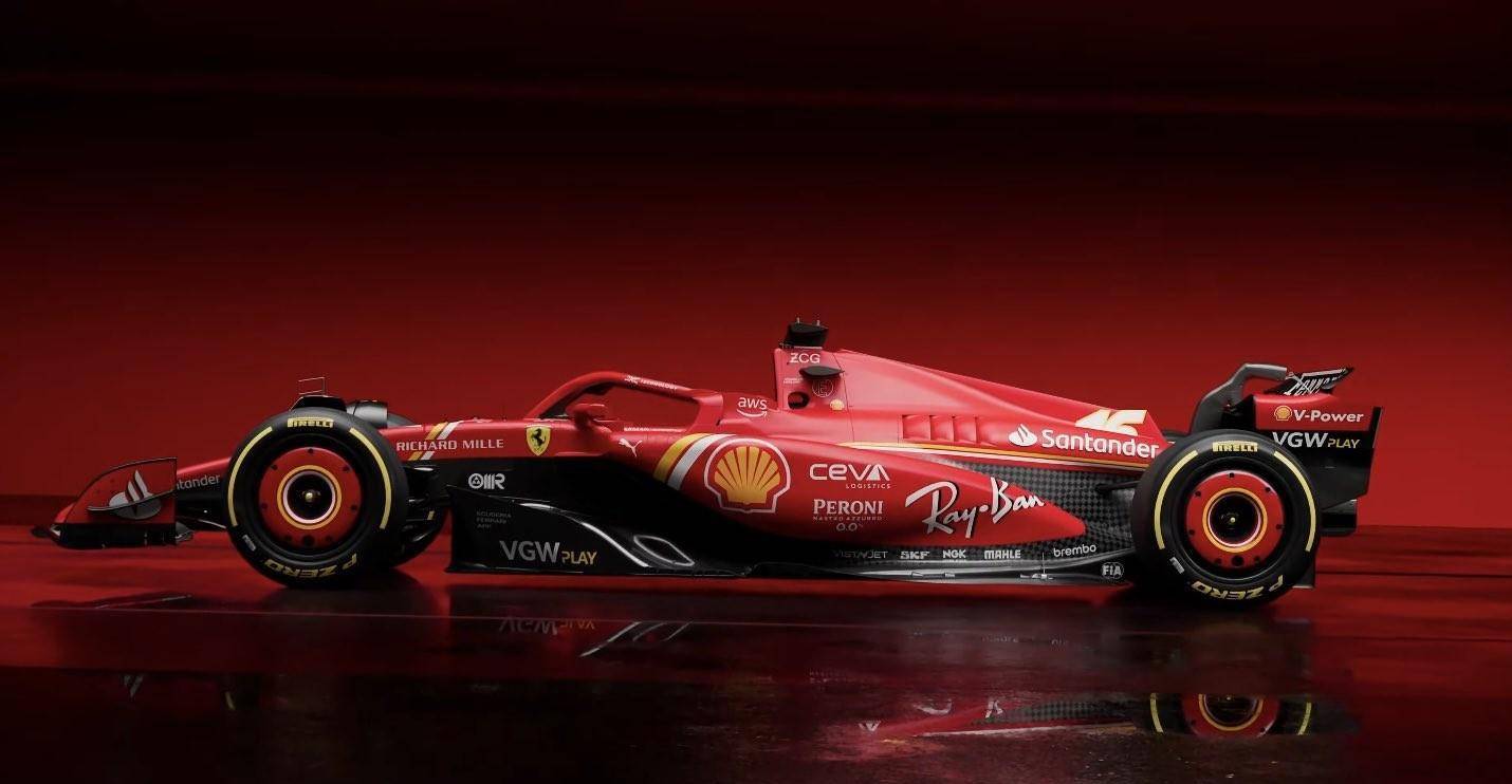 车手:16-勒克莱尔,55-塞恩斯法拉利车队:sf-24车手:44-汉密尔顿,63