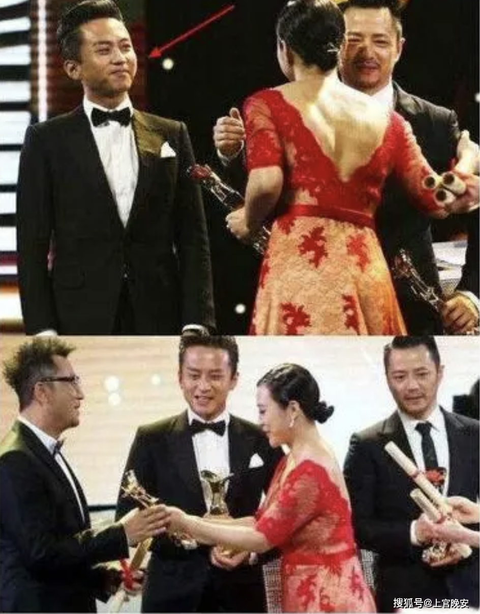 两人再度同台,邓超,郭涛和段奕宏因《烈日灼心》同时摘得影帝,而郝蕾
