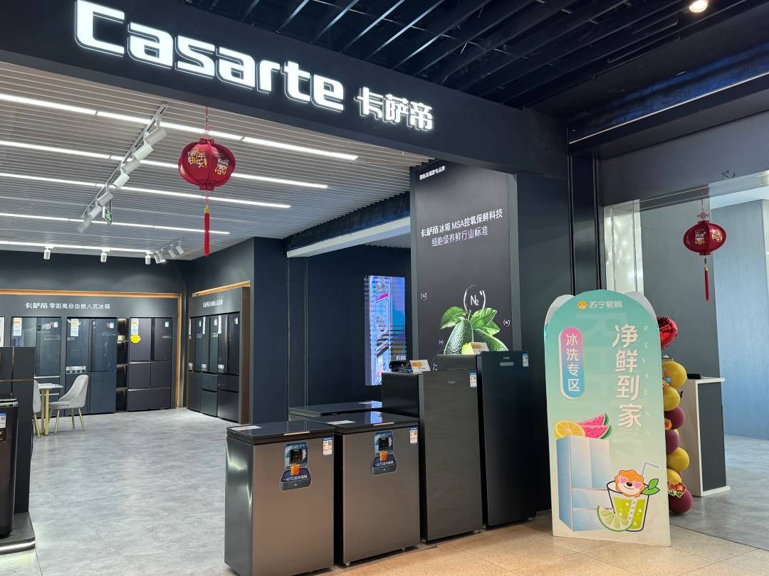 年货存储需求拉动冷柜销售增长 苏宁易购门店多款冷柜旺销_冰箱_海尔
