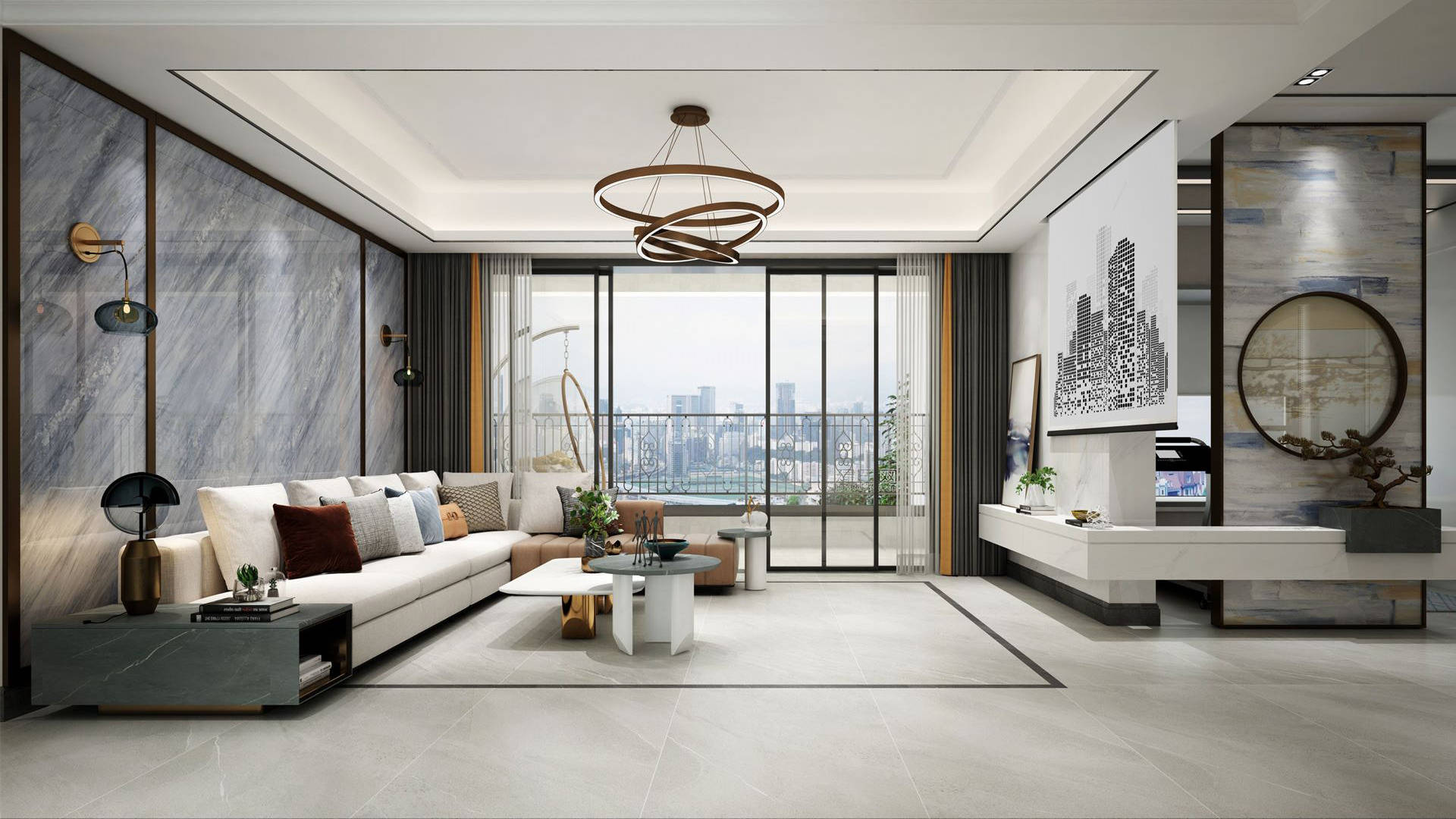 现代轻奢装饰风格选择合适的地板砖装饰攻略!_空间_色彩_个性化