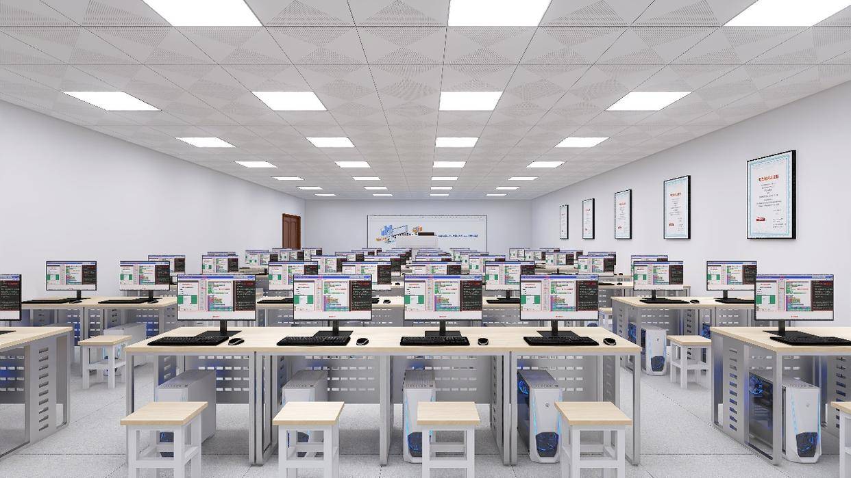 服务器,交换机,网络机柜,多媒体中控台,投影仪,投影幕,电脑桌椅,交互