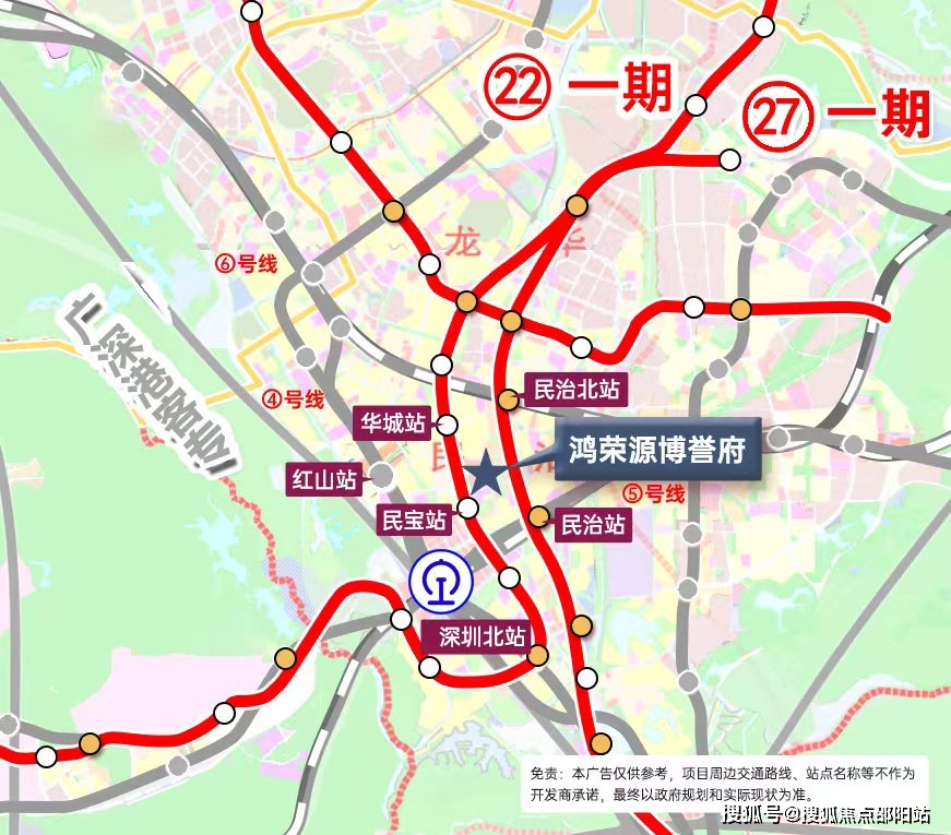 深圳22号地铁线路图图片