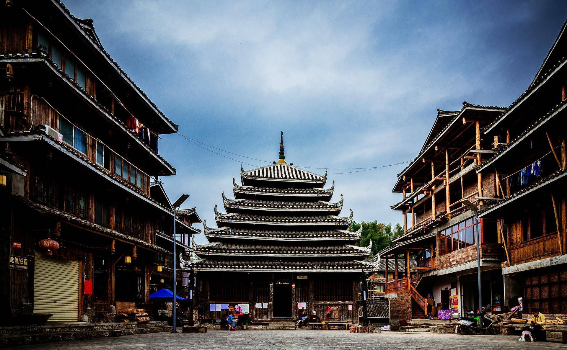 广西之旅:在风雨桥上和程阳八寨闲逛,感受侗族文化的独特魅力_寨子_阳