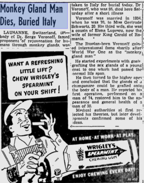 上世纪疯狂科学家的荒谬实践_沃罗诺夫_移植_手术