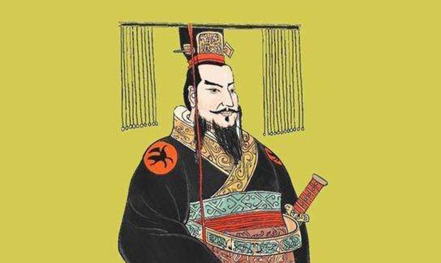 秦始皇画像对于这种说法,其中最广为流传的一种就是:当年秦始皇登基
