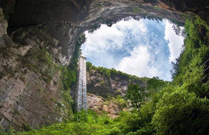 小寨天坑景区门票图片