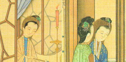 "-明清女子头饰的皮毛时尚:貂鼠围头,飘飘两鬓如卧兔_服饰_裘皮_发髻