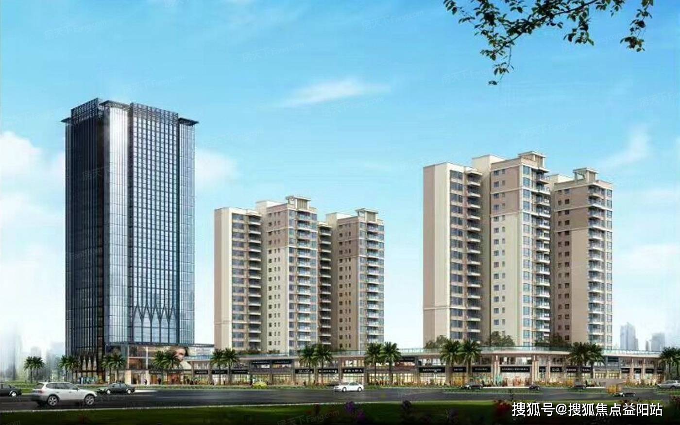 河源儿童公园,全民休闲健身广场,商业综合体——河源市商业中心,南面