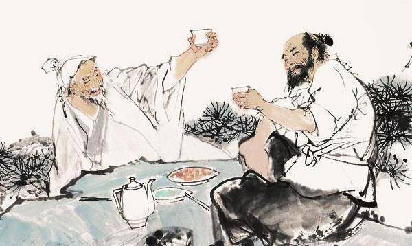 这个家伙,他喝多了不在自己家里休息,却跑到王维的山居里面"狂歌",手