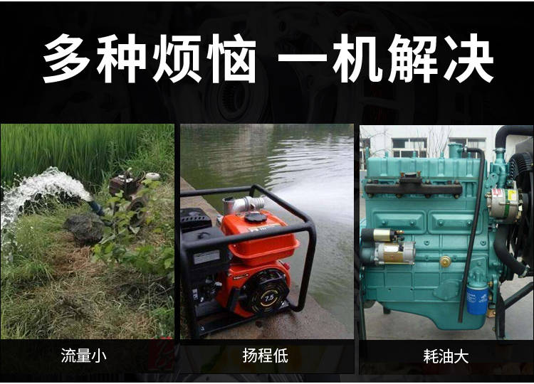 6寸小型园林抽水机自吸水泵污水泵_润滑_轴承_检查